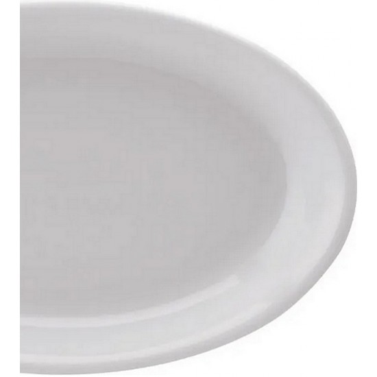 Travessa 21cm Oval Rasa De Porcelana Schmidt